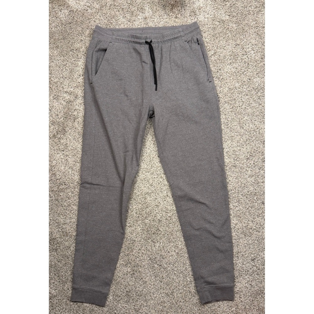 Old Navy Joggers Dynamic Fleece Medium Gray Active 4-Way Stretch Sweatpants